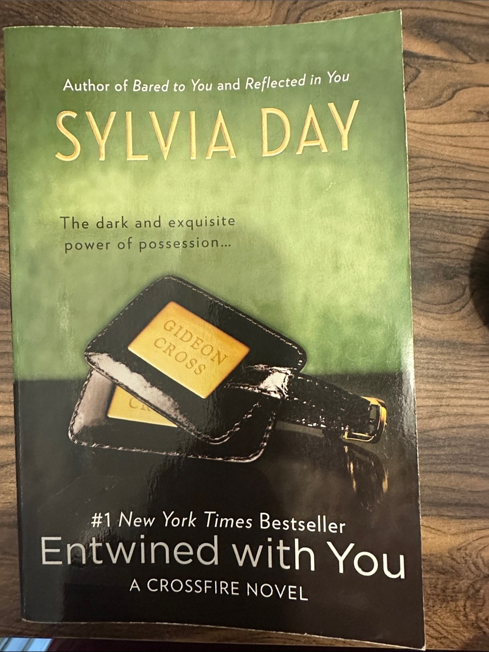 Entwined with You by Sylvia Day - Green & Black Paperback